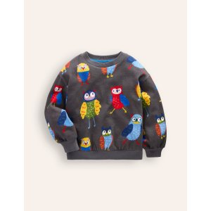 Boden Supersoft Printed SweatshirtDude Owls