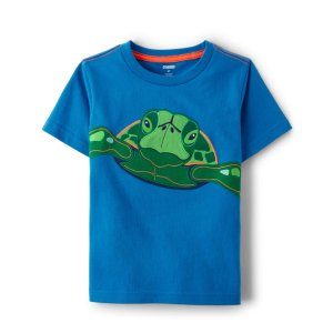 Gymboree Boys Embroidered Turtle Top - Little Classics - toucan feather