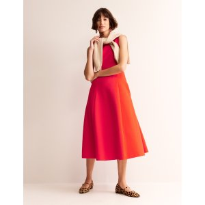 Boden Scarlet Ottoman Ponte DressFlame Scarlet