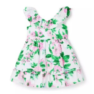 Janie and Jack Floral Ruffle Dress