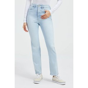 Good American GOOD CURVE STRAIGHT JEANS | INDIGO391 - GOOD AMERICAN