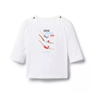 Janie and Jack Dive Right In Tee
