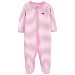 Carter's Baby Cherry Snap-Up Terry Sleep & Play Pajamas
