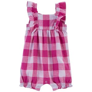 Carter's Baby Plaid Romper Made With LENZING™ ECOVERO™