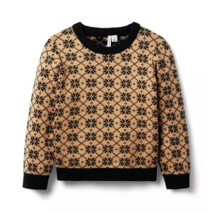 Janie and Jack Geo Snowflake Sweater