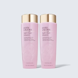 Estee Lauder Soft Clean Infusion Duo Skincare Set Hydrate + Soothe + Glow