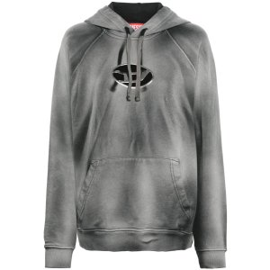 Diesel S-Roxt logo-applique hoodie