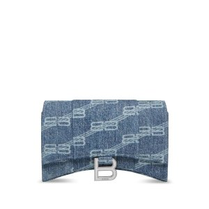 Balenciaga Hourglass wallet bag blue | MODES
