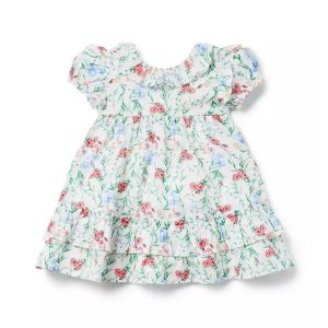 Janie and Jack Baby Floral Ruffle Dress
