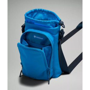 Water Bottle Crossbody with Front Pocket 2L