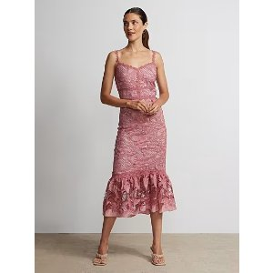 Sleeveless Floral Sheath Dress