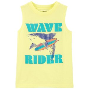 Carter's Toddler Shark Wave Rider Graphic Tank