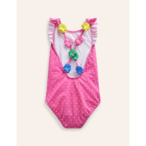 Boden Corsage Strap SwimsuitStrawberry Pink