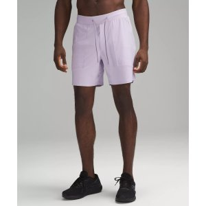 lululemon License to Train Linerless Short 7" Pique