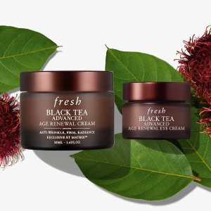 Fresh Black Tea Anti-Aging Eye & Face Cream Bundle