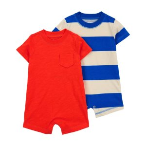 Carter's Baby 2-Pack Cotton Rompers