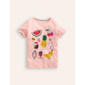 Boden Printed Graphic T-ShirtProvence Dusty Pink Fruit