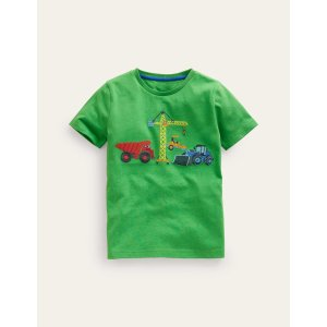 Boden Small Superstitch T-shirtRosemary Green Trucks