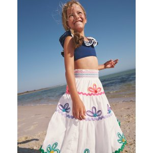 Boden Ric Rac Frilly BikiniSapphire Blue