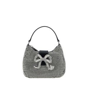 Self-Portrait Diamante Bow Handbag
