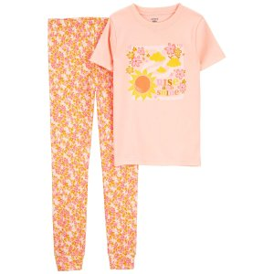Carter's Kid 2-Piece Rise And Shine 100% Snug Fit Cotton Pajamas