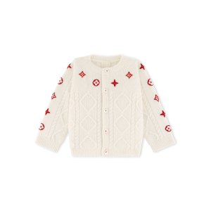 Louis Vuitton Embroidered Knitted Cardigan