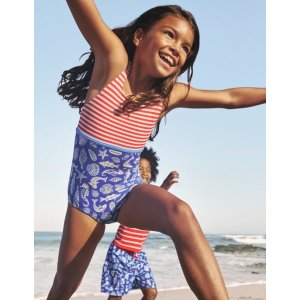 Boden Hotchpotch SwimsuitSapphire Blue Seashore