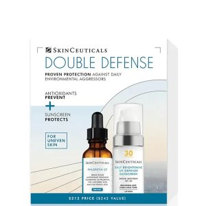 SkinCeuticals Double Defense Kit: Phloretin CF + Daily Brightening UV Defense Sunscreen SPF 30 (Worth $242.00)