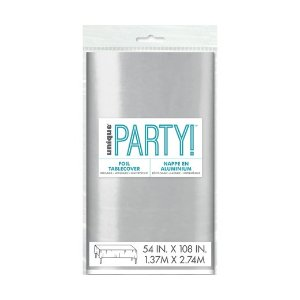 Silver Foil Table Cover 4.5ft x 9ft