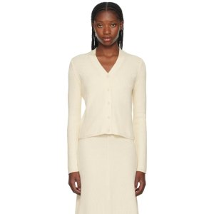 Joseph Beige Button Cardigan