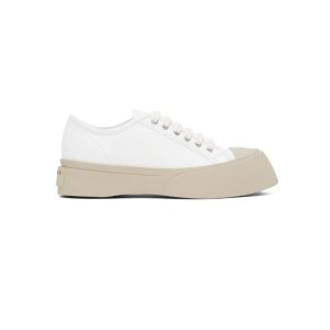 Marni White Pablo Mary Jane Ballerina Flats