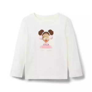 Janie and Jack Ski Girl Tee