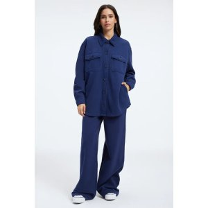 Good American FLEECE SHACKET