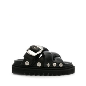 Toga Pulla stud-embellishment leather platform sandals