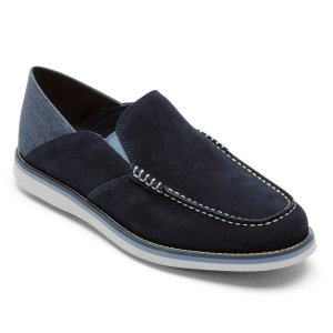 Rockport Men’s Tucker Venetian Crush Back Loafer