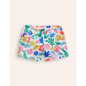 Boden Printed Towelling ShortsMulti Holiday Stencil