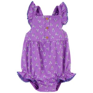Carter's Baby Floral Bubble Romper