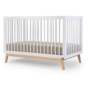 Soho 3-in-1 Convertible Crib - White/Natural