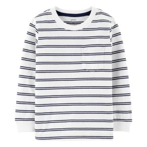 Carter's Toddler Striped Pocket Jersey Tee
