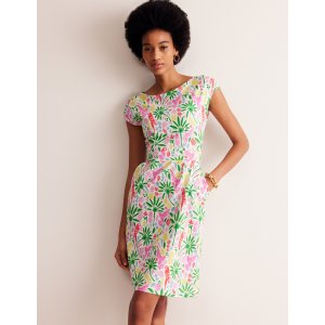 Boden Florrie Jersey DressMulti, Tropical Paradise