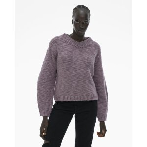 Helmut Lang Oversized V-Neck Sweater | WWW.HELMUTLANG.COM |