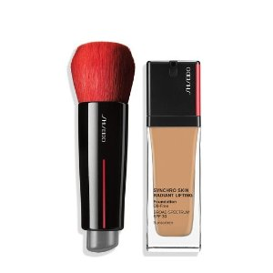 Shiseido Liquid Foundation & Brush Bundle