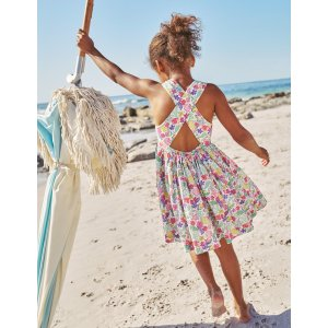 Boden Cross-Back DressMulti Mermaid Ditsy