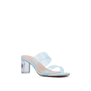 Double-Band Lucite Mule | New York & Company