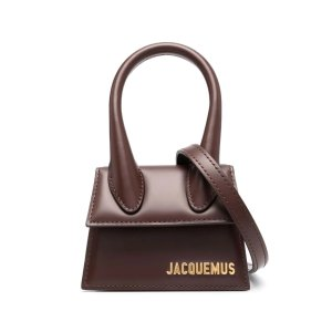 Jacquemus Le Chiquito mini leather bag brown | MODES