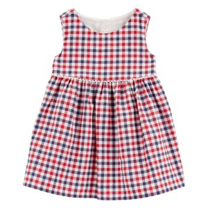 Carter's Baby Plaid Babydoll Dress