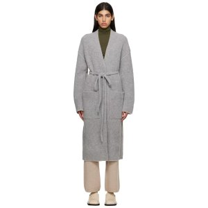 Joseph Gray Merino Wool Coat