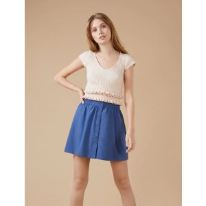 BCBGeneration Chambray Mini Skirt | BCBGENERATION