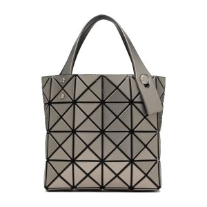 Bao Bao Issey Miyake Silver Lucent Boxy Mini Tote