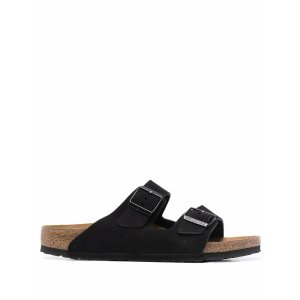 Birkenstock Arizona buckled sandals black | MODES